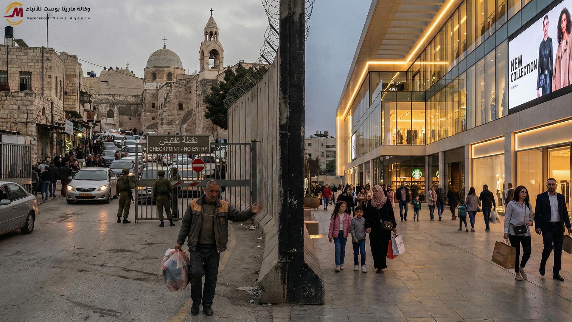 بيت لحم تختنق… مولات تلمع فوق طرق مغلقة واقتصاد منهك