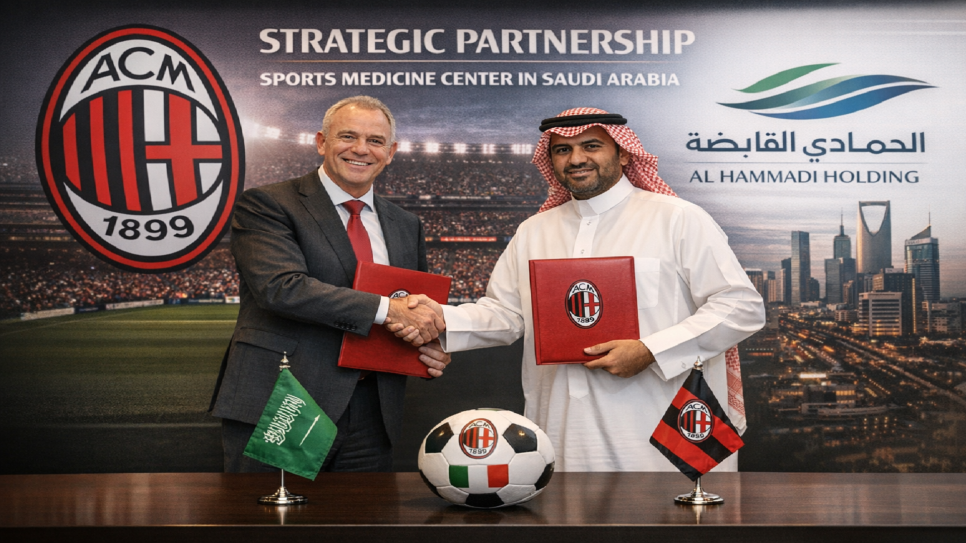 AC Milan وشراكة استراتيجية لتعزيز الطب الرياضي في السعودية